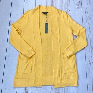 NWT - Mix by 41Hawthorne - Women’s Yellow Cardigan - Size Medium